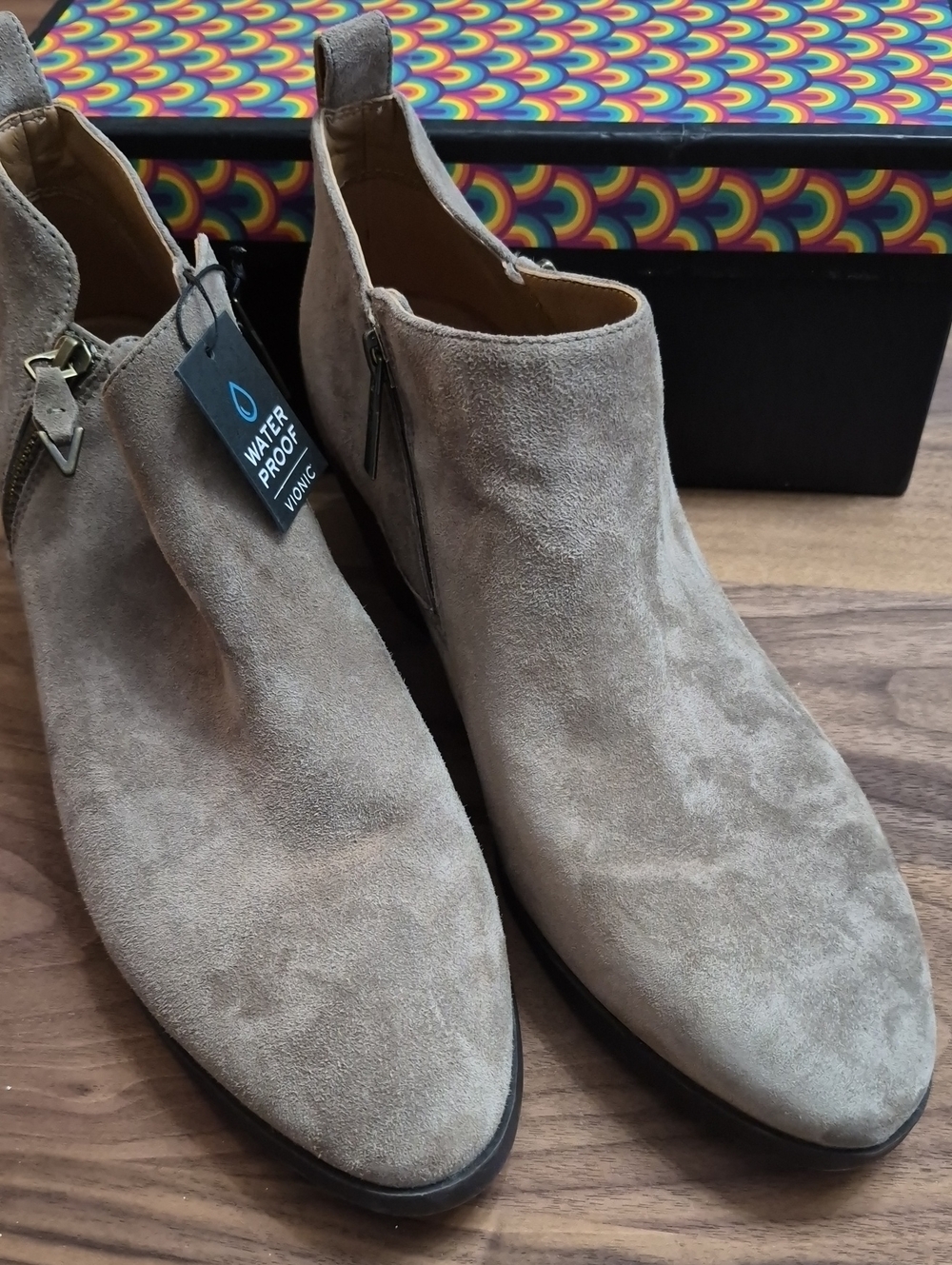 Vionic Cecily Waterproof Ankle Boots Booties Women's Sz 11 Eu 42 $175 - Picture 3 of 9